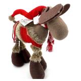 Enchanted Forest LED Holiday Lantern Battery-Operated with Timer & Snowman Dish Mud Pie Gnome Decor