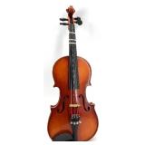 Vintage Violin No RR101  Size & Bow in Case - Japan