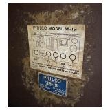 Philco Model 38-15 Radio - Vintage Wood Cabinet, 115V 40W