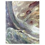 Josef Kugler Landscape Oil Painting on Canvas - Forest Stream