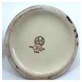 Vintage Green Shell Vases Pair, Pink Glass Candlesticks, Iridescent Candle Holders & Thomas Kinkade Jewelry Box