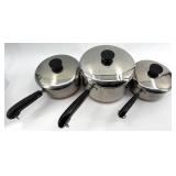 Revere Ware Copper-Clad Stainless Pots & Pans Set