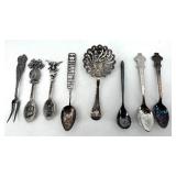 Souvenir Spoons & Fork of Interest - Philippines & Switzerland Handles