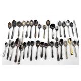 Vintage Silver Plate Spoons - Mixed Pattern Flatware