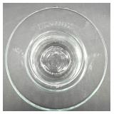 Crystal Glass Vases - 3-Piece Set: Bubble-Embossed Cylinder, Tall Ribbed Vase, Hurricane-Style Vase