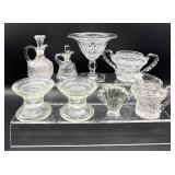 Crystal Glassware Collection - Decanters & Pitcher, Sugar Pot & Compotes