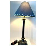 Table Lamp - Denim Shade & 2 Parchment Shades