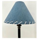 Table Lamp - Denim Shade & 2 Parchment Shades