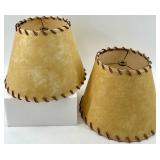 Table Lamp - Denim Shade & 2 Parchment Shades