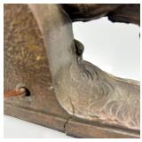 Vintage Roman Gladiator Lamp - Missing Glass Shade