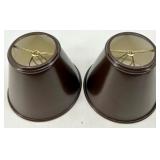 Capiz Shell Lampshades - 2 Capiz Shell Shades, 4 Mica Shades & 2 Metal Shades