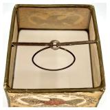 Art Nouveau Lamp Base Set - Glass Oil Lamp Base, Paper Eagle Lampshade, Plastic Lampshade