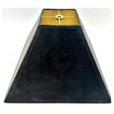 Lamp Shades - Cork Cylinder, Black Cone Shade & Black Square Shade (Lot of 3)