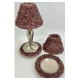 Beaded Lampshades & Stands - Assorted Colors & Styles