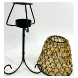 Beaded Lampshades & Stands - Assorted Colors & Styles