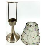 Beaded Lampshades & Stands - Assorted Colors & Styles