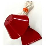 Lamps - Pineapple Lamp, Gold Gooseneck Cone Lamp, White Lamp, Miniature Red Lamp, Black Frame Lamp (Lot of 5)