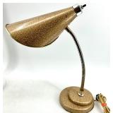 Lamps - Pineapple Lamp, Gold Gooseneck Cone Lamp, White Lamp, Miniature Red Lamp, Black Frame Lamp (Lot of 5)