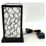 Tall White Ribbed Pendant Light, Mosaic Lamp, Marble Base, Copper Base & White Nightlight (Lot of 5)