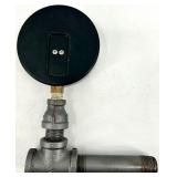 Ashcroft Dual-Gauge Pressure Gauge Assembly 0-100 psi & 0-30 psi on T-Fitting