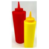 Blue Speckled Enamelware Dinnerware Set with Salt & Pepper Shakers & Condiment Bottles