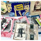 Vintage Postcards & Calling Cards Collection - Assorted Ephemera