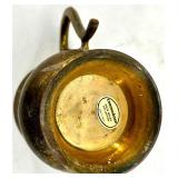 Antique Copper & Brass Pitcher Set: Coffee Pot, Jug & Mug (4-Piece)