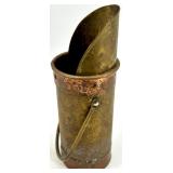 Antique Copper & Brass Pitcher Set: Coffee Pot, Jug & Mug (4-Piece)