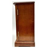 Vintage Jewelry Cabinet Set - 3-Piece Wood with Mirror & Glass Door