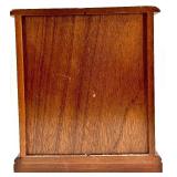 Vintage Jewelry Cabinet Set - 3-Piece Wood with Mirror & Glass Door