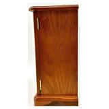 Vintage Jewelry Cabinet Set - 3-Piece Wood with Mirror & Glass Door