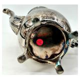 Towle Silversmiths Silver Plate Tea Set & Tray - 4-Piece Vintage HK