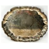 Towle Silversmiths Silver Plate Tea Set & Tray - 4-Piece Vintage HK