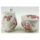 Teacups & Saucers - Floral Fine China with Gold Trim - Royal Albert, Winterling, Relco