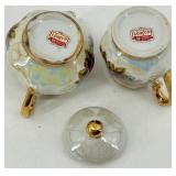Teacups & Saucers - Floral Fine China with Gold Trim - Royal Albert, Winterling, Relco
