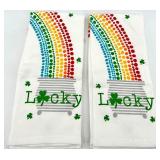 Hydrangea Bouquet & Lucky Towels Decor Set with Red Placemats & Candle