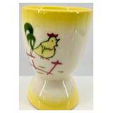 Vintage Royal Worcester Fine Porcelain Egg Cups & Egg Coddlers Set (Lot of 6) Made in England