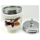 Vintage Royal Worcester Fine Porcelain Egg Cups & Egg Coddlers Set (Lot of 6) Made in England