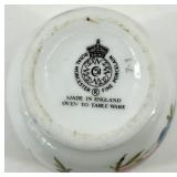 Vintage Royal Worcester Fine Porcelain Egg Cups & Egg Coddlers Set (Lot of 6) Made in England