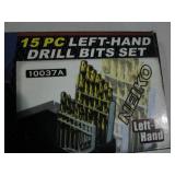 Neiko 15pc Left Hand drill bit set ...