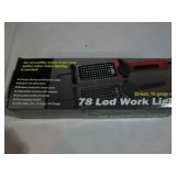78 LED work light with hanging hook...