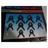 10pc Grip nylon spring clamp kit l,...