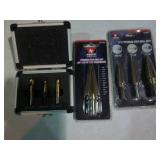 3pc titanium step drill bits, incre...