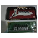 12pc 3/8in drive SAE Socket and Rat...