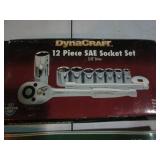 12pc 3/8in drive SAE Socket and Rat...