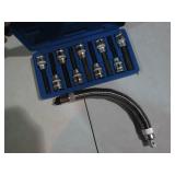 9pc 1/2in drive hex bit socket set ...