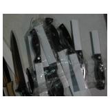 10pc wood handle steak knives and 1...