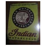 Indian Mortorcycles metal sign...