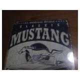 Mustang metal sign...