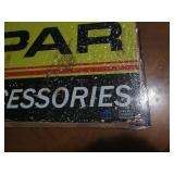 Mopar metal sign...
